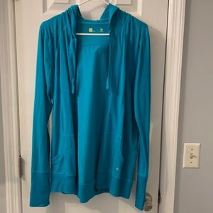 Activewear zip-up hoodie